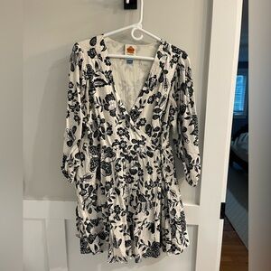 Farm Rio for Anthropologie mini wrap dress, size medium